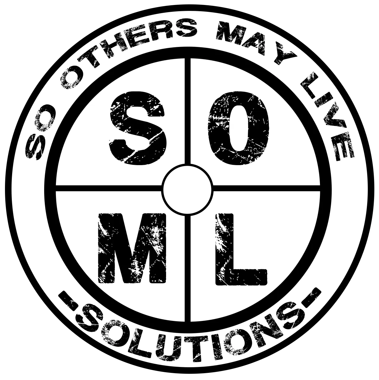 The image features a circular logo with a black and white design. It includes the text "SO" at the top, "ML" at the bottom, and the word "SOLUTIONS" at the bottom, all encased in a circular border.